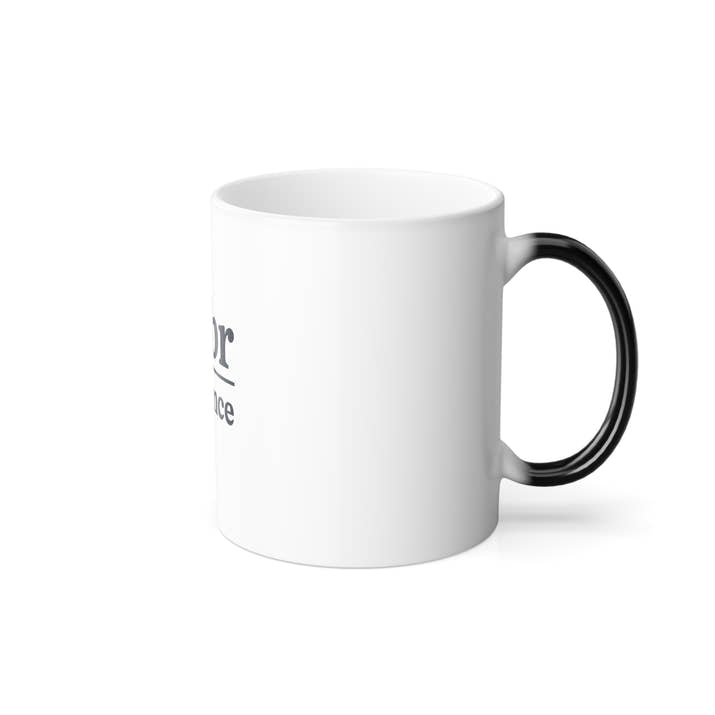 Color Morphing Mug - 'Sabr Patience' Inspirational Coffee Cup
