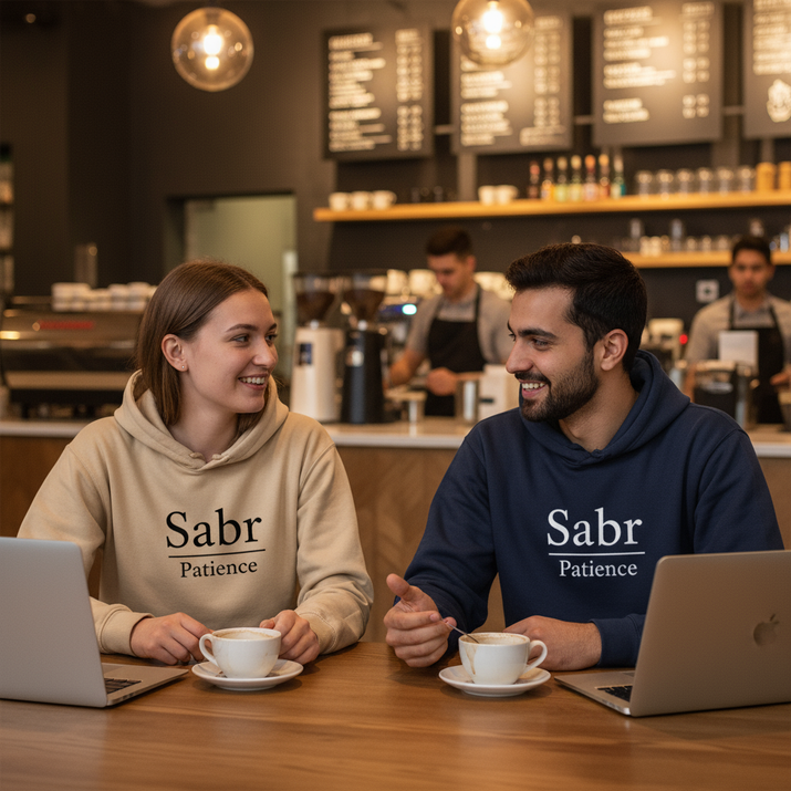 Signature Hoodie - SABR | Patience - Mindful Calm and Courage Apparel