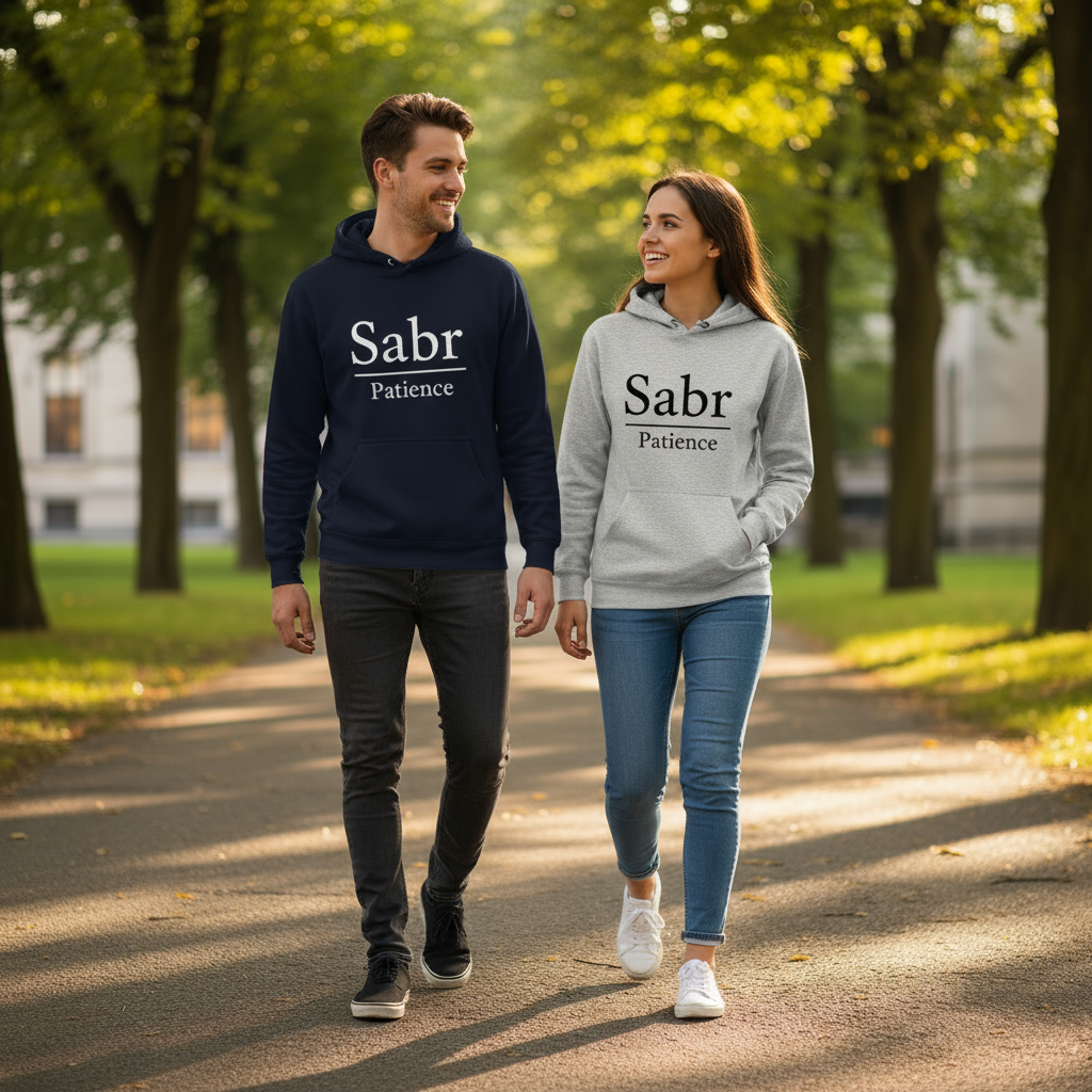 Signature Hoodie - SABR | Patience - Mindful Calm and Courage Apparel