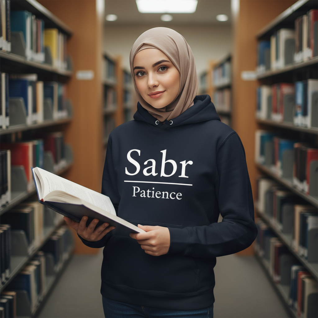 Signature Hoodie - SABR | Patience - Mindful Calm and Courage Apparel