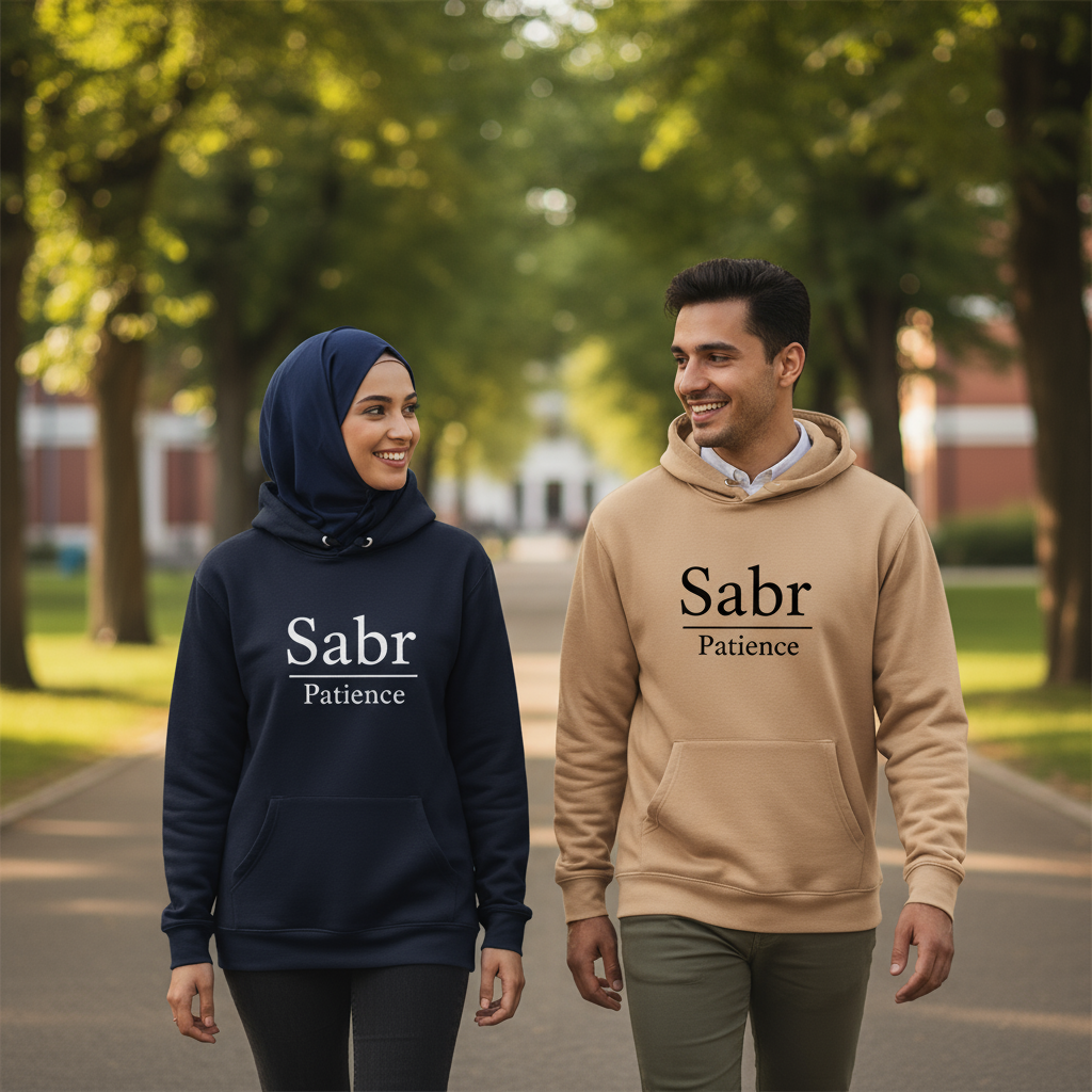 Signature Hoodie - SABR | Patience - Mindful Calm and Courage Apparel