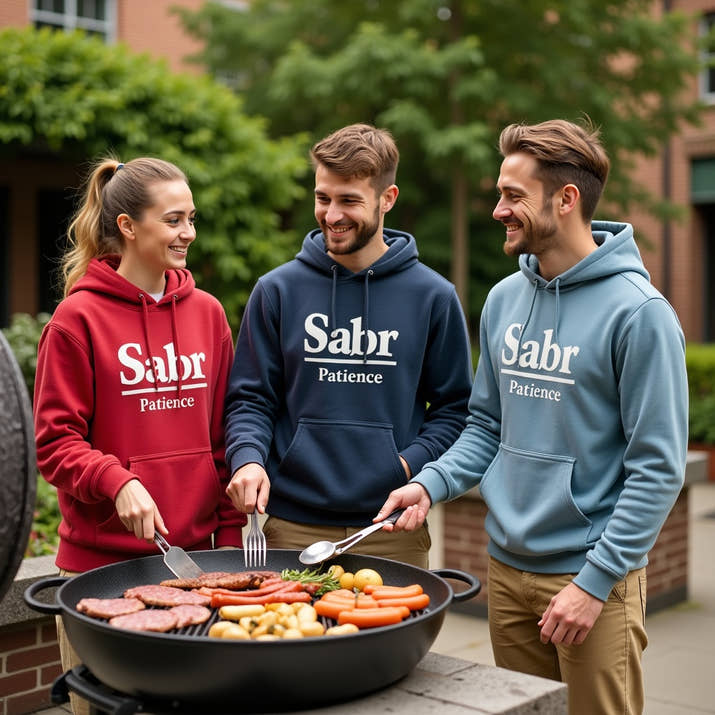 Signature Hoodie - SABR | Patience - Mindful Calm and Courage Apparel